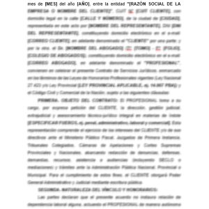 Contrato Blindado: Locación de Servicios Jurídicos Profesionales y Abono Mensual (Medido en UMAs/Jus)